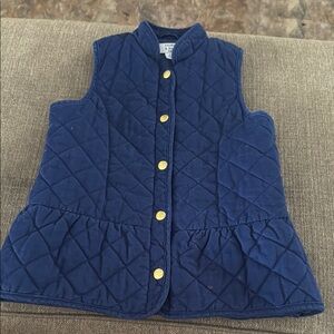 Crown and Ivy Kids Quilted Vest - Navy Blue